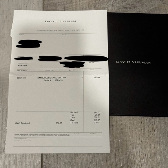 DAVID YURMAN Sterling Silver Amethyst 4mm Noblesse Cable Bracelet - Picture 12 of 15